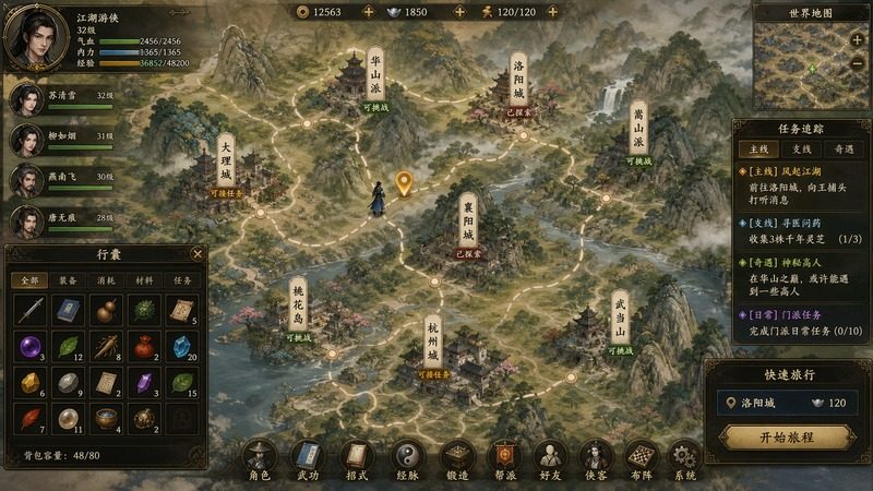 金庸群侠传5爱与死仙狐MOD六周年 武侠RPG 画面 6